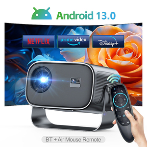 Android 13 PICO LED Full HD Proyector Portátil Mini LCD Home Theater 4K 720P 360 ° Flip Air Mouse Remoto Enchufe de EE. UU. - Product Image 1