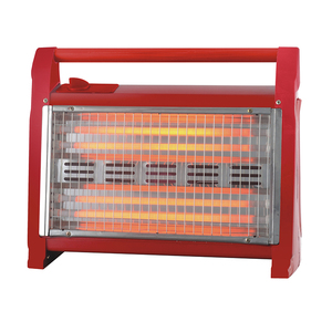 800w Quartz <strong>Heater</strong> Red Color with Tip-over Switch 2 Heating Power - Product Image 6