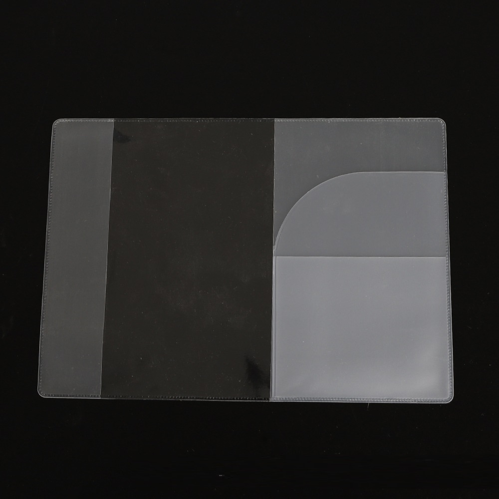 transparente con ranura para tarjeta