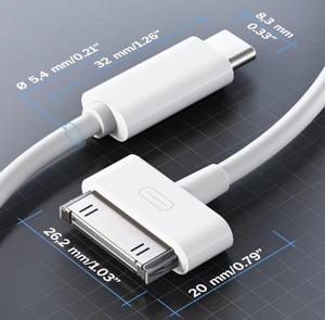 สายอะแดปเตอร์30ขาเป็น USB C สำหรับโทรศัพท์ iOS รุ่นเก่า Type-C ถึง30 PIN - Product Image 2