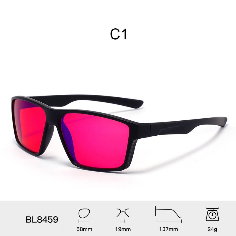 Monture noire avec verres Sleep-Red