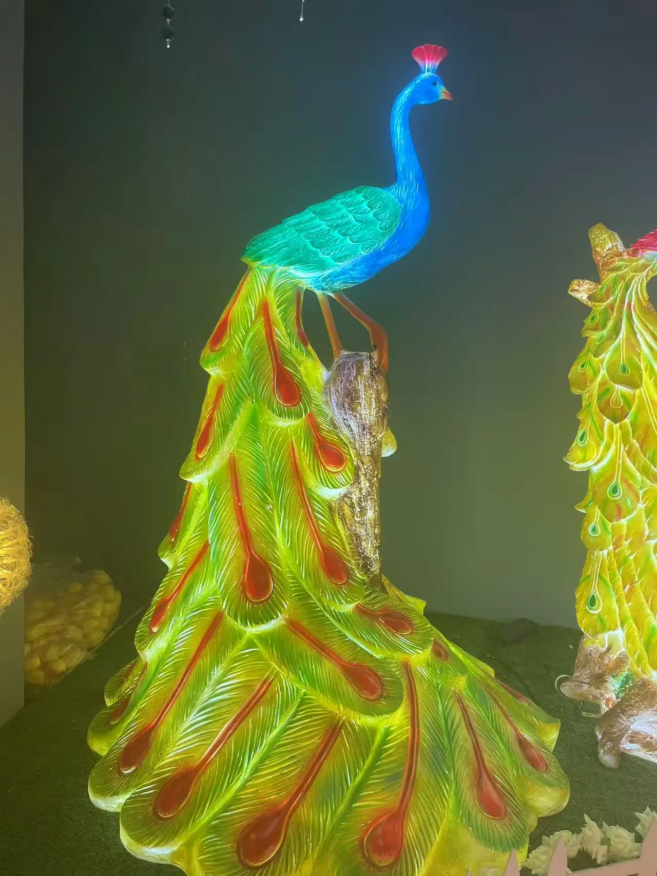 100W high peacock 120*140*210cm