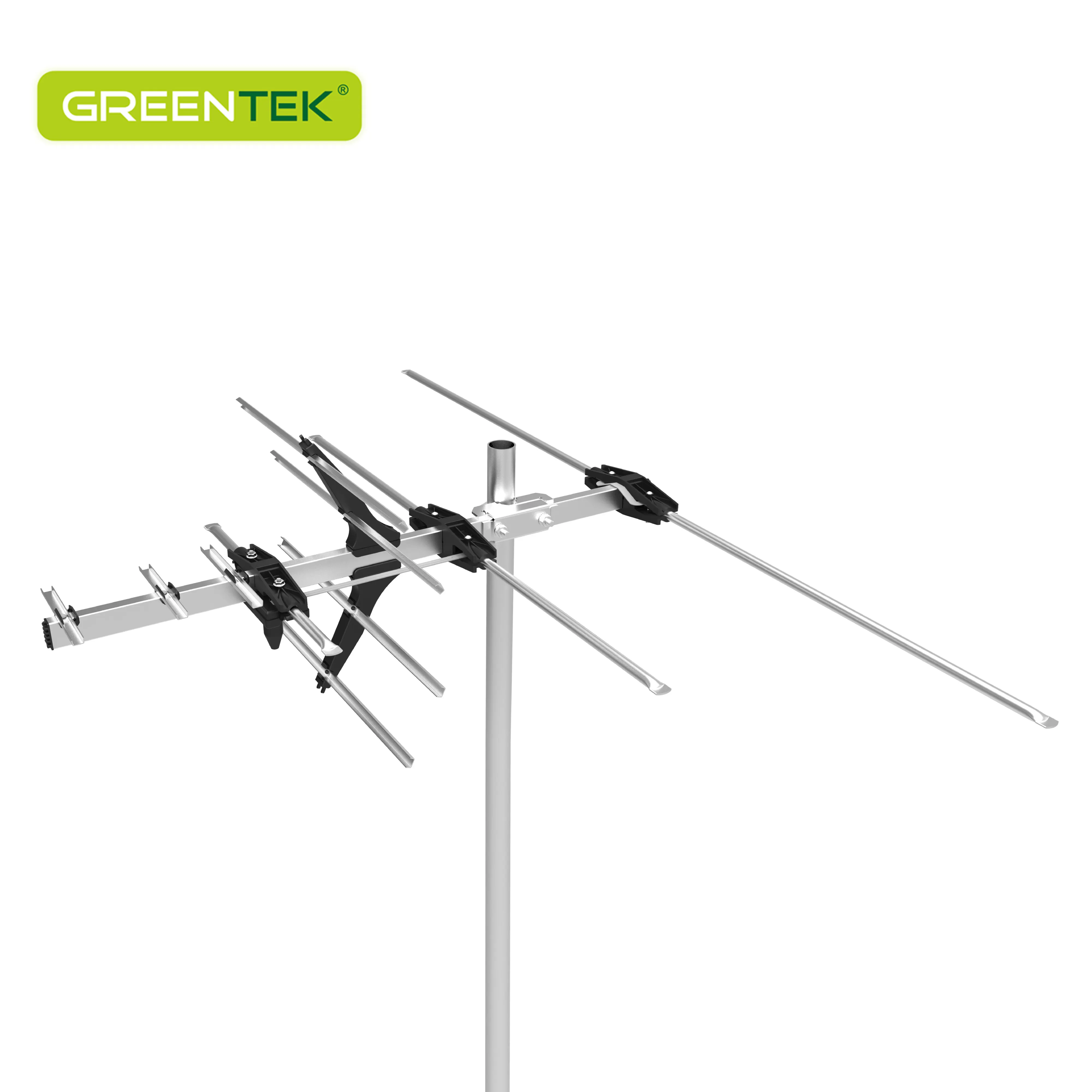 جرين تيك-هوائي تلفاز VHF/UHF احترافي سهل التركيب وقابل للتعديل