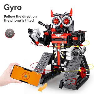 Huiye 4 Channel Kids 3 in 1 Diy <strong>Assemble</strong> Rc Car Deformation Building Block Remote Control Stunt <strong>Programming</strong> Toys Robots for Kids - Product Image 6