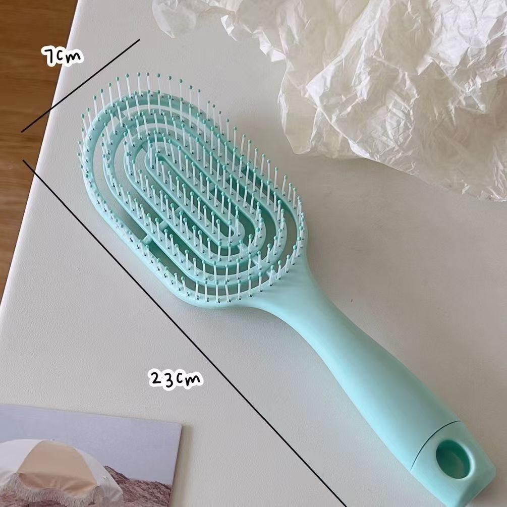 Macaron-shaped comb - Green