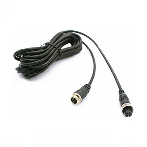 Erkek dişi konnektör uzatma kablosu ters kamera 4 Pin havacılık klavye konektörü araba havacılık kablo tak - Product Image 4