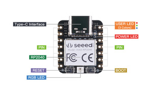 SeeedStudio XIAO rpiot IoT modülü mikrodenetleyici uyumlu ahududu Pi ekosistem AI geliştirme kurulu