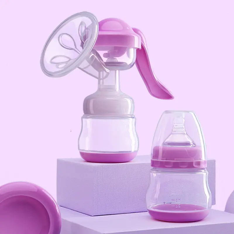 Extractor de leche Manual de Material PP de grado alimenticio, potentes bombas para senos de bebé
