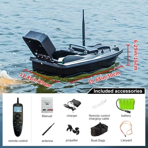 เรือ02D เหยื่อตกปลาอัตโนมัติอัจฉริยะตั้งจุดตกปลา40จุด500เมตรใหม่ - Product Image 6