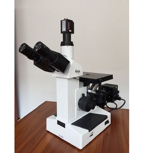 Microscopio metalúrgico de alta calidad 4XC-TV Microscopio metalográfico con cámara y software de análisis - Product Image 3
