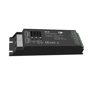 NEW Arrival D5-<strong>E</strong> 5 Channel <strong>LED</strong> DMX Controller Digital Numeric Display PWM DMX512 Decoder Control <strong>RGB</strong>+CCT <strong>Led</strong> Strip Lights