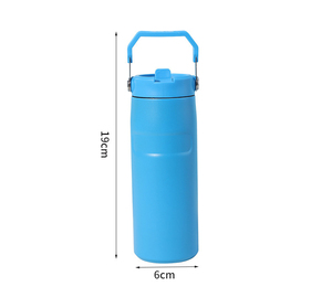 2025新款保温杯16OZ便携式大容量水瓶高外观真空饮料 - Product Image 3