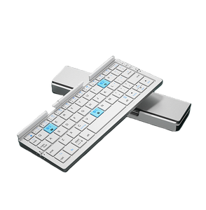 PCTENK XK87B Mini Folding <strong>Keyboard</strong> Bluetooth Wireless <strong>Keyboard</strong> Foldable Keypad for Laptop Windows <strong>Android</strong> Ios Tablet ipad Phone - Product Image 1