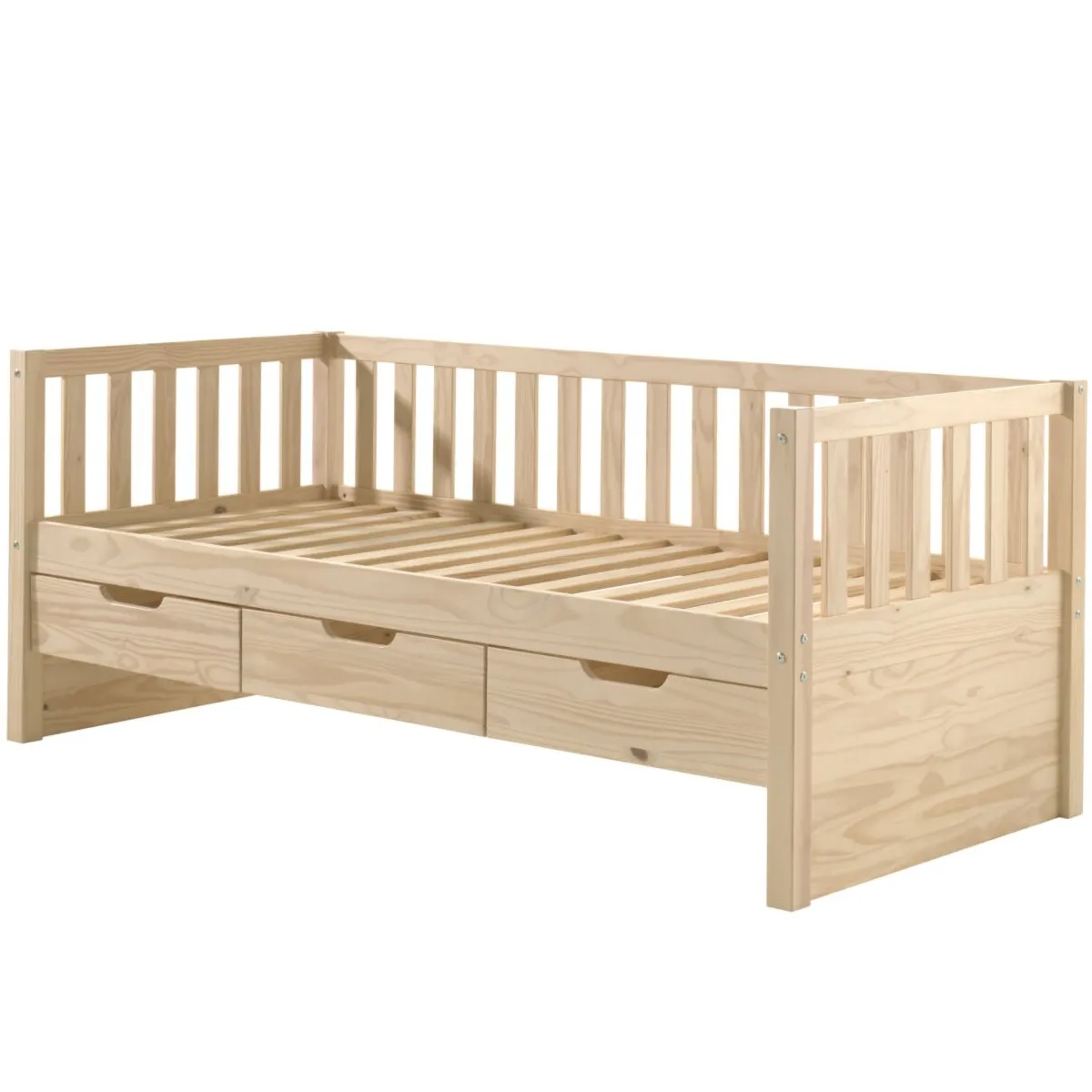 Armazenamento simples cama com 3 gavetas quarto móveis cama de madeira