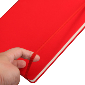 Wholesale A5 PU Leather Journal <strong>Notebook</strong> Customized <strong>Printing</strong> Logo Hardcover Style <strong>with</strong> <strong>Elastic</strong> Band and Thread Sewing Binding - Product Image 5