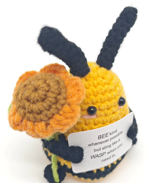 36 bee with flower