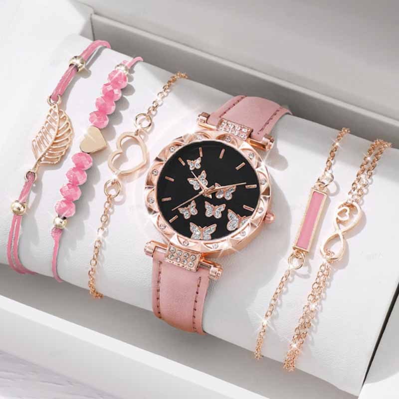 1#Pink Bracelet Set