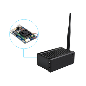 Modulo di calcolo Raspberry PI CM4 Server di archiviazione di rete domestica host NAS doppia interfaccia SATA/LCD da 2 pollici