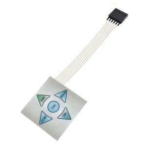 1x5 Matrix Array 5Key Membrane Switch Keypad <strong>Keyboard</strong> 1*5 Keys <strong>Control</strong> Panel - Product Image 1
