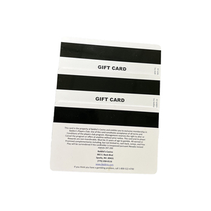 Logotipo de impresión personalizado Pvc Plastic Scratch Voucher Tarjeta de regalo Código de barras y código QR Tarjeta de tira magnética - Product Image 4