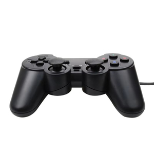 Controlador de juego con cable Ps2, interfaz USB, Sensor de vibración, controlador de Joystick de juego de ordenador