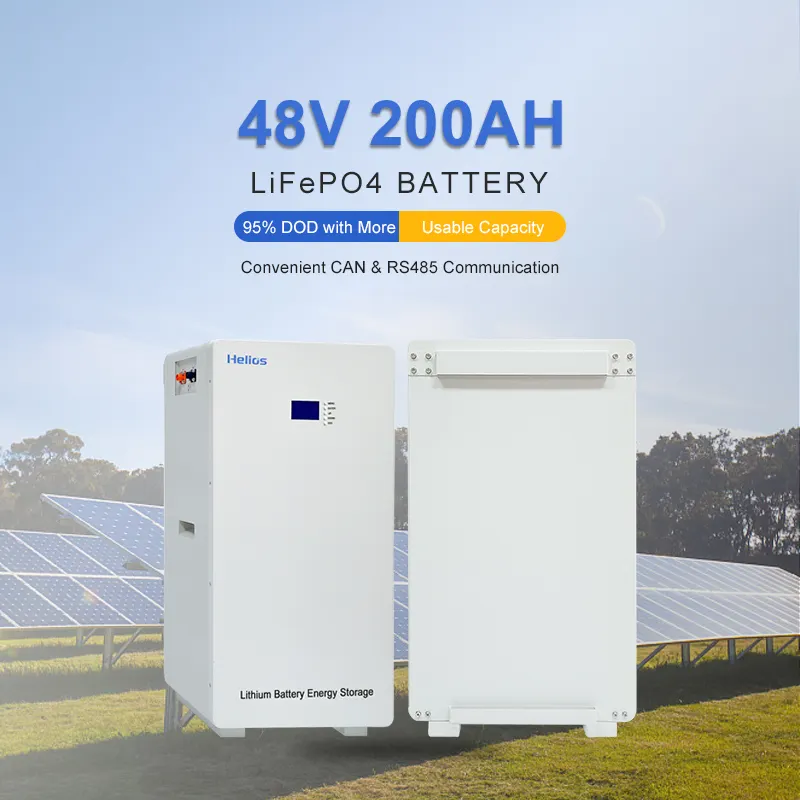MOQ1 recarregável armazenamento bateria powerwall híbrido LiFePO4 lítio íon bateria 51.2V 200ah Solar Home Energy Storage System