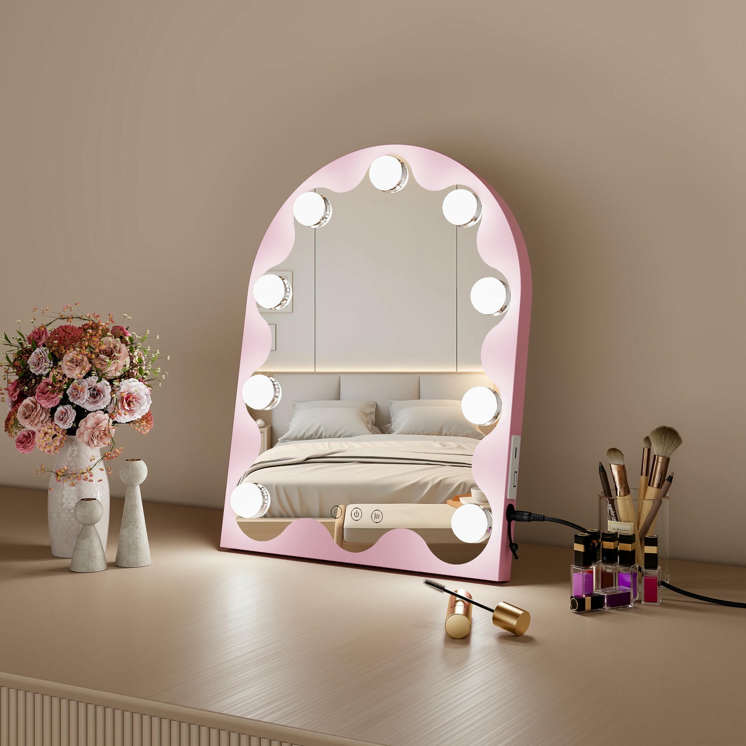 DP539 Bulb Vanity Mirror