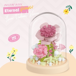乐高微粒不朽玫瑰积木套装塑料模型玩具兼容秘境花 - Product Image 3