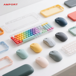 Tùy chỉnh hai màu đa khoang cuộc sống lâu dài tiêm khuôn mẫu cho thương hiệu thiết bị ngoại vi Bàn phím nhựa và các sản phẩm Vỏ chuột - Product Image 1