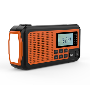 SY-373 thoa đài phát thanh với đèn pin mạnh mẽ 3 độ sáng, tay Crank khẩn cấp và có thể điều chỉnh phai đèn cho cắm trại ngoài trời - Product Image 4