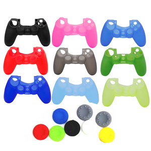 Protective Case for <strong>PS4</strong> <strong>Controller</strong> <strong>Shell</strong> Silicone Case With Grips Rubber P4 Gamepad Protection Skin