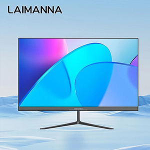 Monitor de computadora LCD plano con pantalla LED para oficina en casa de 21,5 pulgadas con entrada H-D-m-I y VGA para PC, uso de escritorio, tamaño pequeño básico