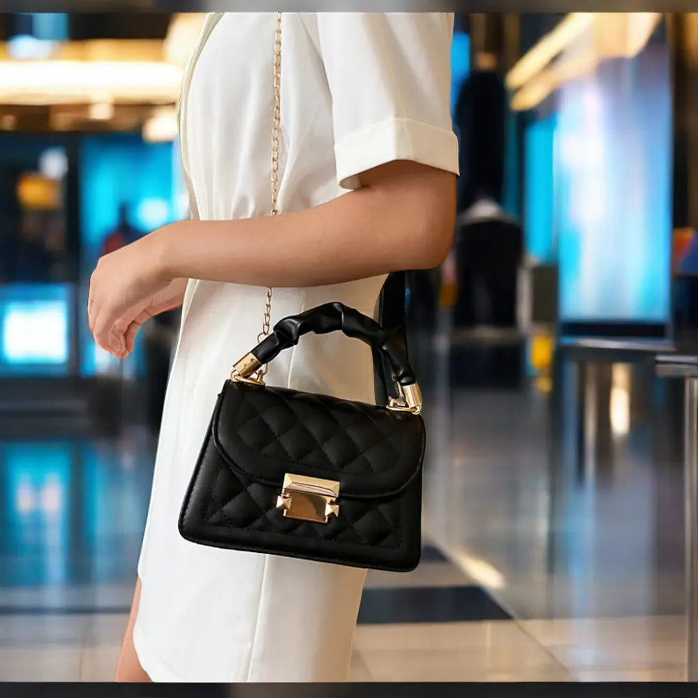 Bolso De Mujer Factory Price Custom Leather Handbag Chain Messenger Crossbody Women Luxury Pu Handbags For Lady Oem Female Bag