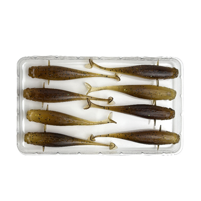 5 river shrimp brown-8 pieces-tray-packed