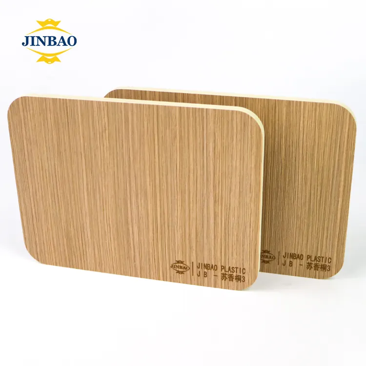 Jinbao 18Mm Zwart Ontwerp Moderne Kleurrijke Pvc-Schuimplaat Gebruikt Voor Keuken-En Meubelleveranciers