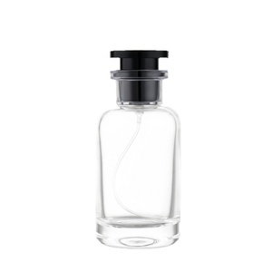 Boş lüks temizle doldurulabilir cam parfüm şişesi 30ml 50ml 100ml yuvarlak Parfum şişeleri ile özel Logo paketi Metal kutu - Product Image 5
