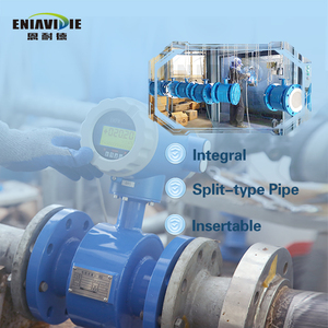 DN80 <strong>Pipe</strong> Connection PTFE 0.5 Accuracy Electromagnetic <strong>Flow</strong> <strong>Meter</strong> Strong Acid And Base Mud And Slurry - Product Image 2