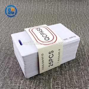 Sencan库存门禁卡非接触式可打印TK4100 T5577 125千赫射频识别空白聚氯乙烯射频识别翻盖卡 - Product Image 6