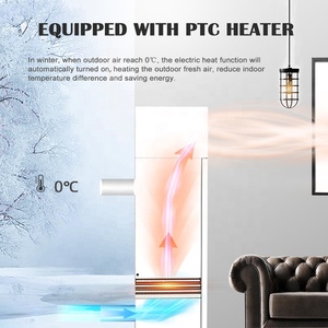 Slight Positive Indoor Pressure Auto air Quality <strong>Detect</strong> and Auto-defrost Home Office <strong>Use</strong> Vertical Type Energy Recovery Ventilato - Product Image 5