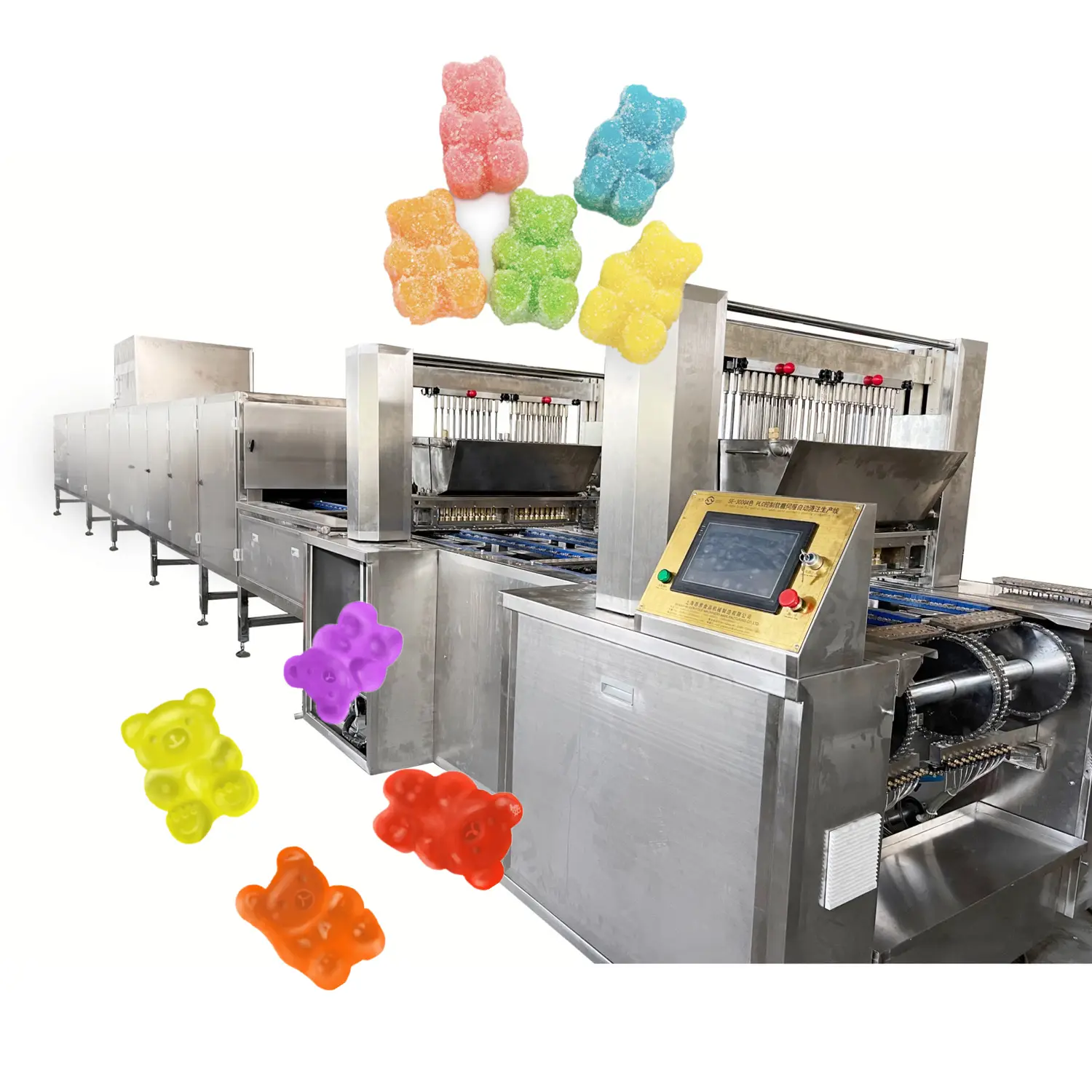 Automatic Jelly Gummy Candy Making Machine Depositing Line