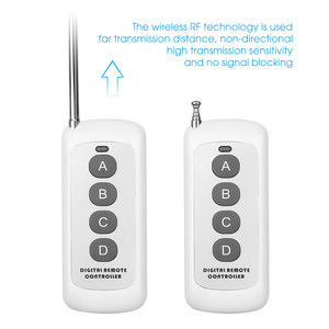 A lunga distanza 100 metri RF telecomando 4 pulsanti Wireless universale 433.92MHz 315Mhz RF telecomando per il controllo accessi - Product Image 5