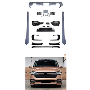 RSUチューニングパーツボディキットの変更マルチバンVIリアディフューザースポイラー車のフロントパーツVW T6.1フェイスリフトABT16用- - Product Image 1