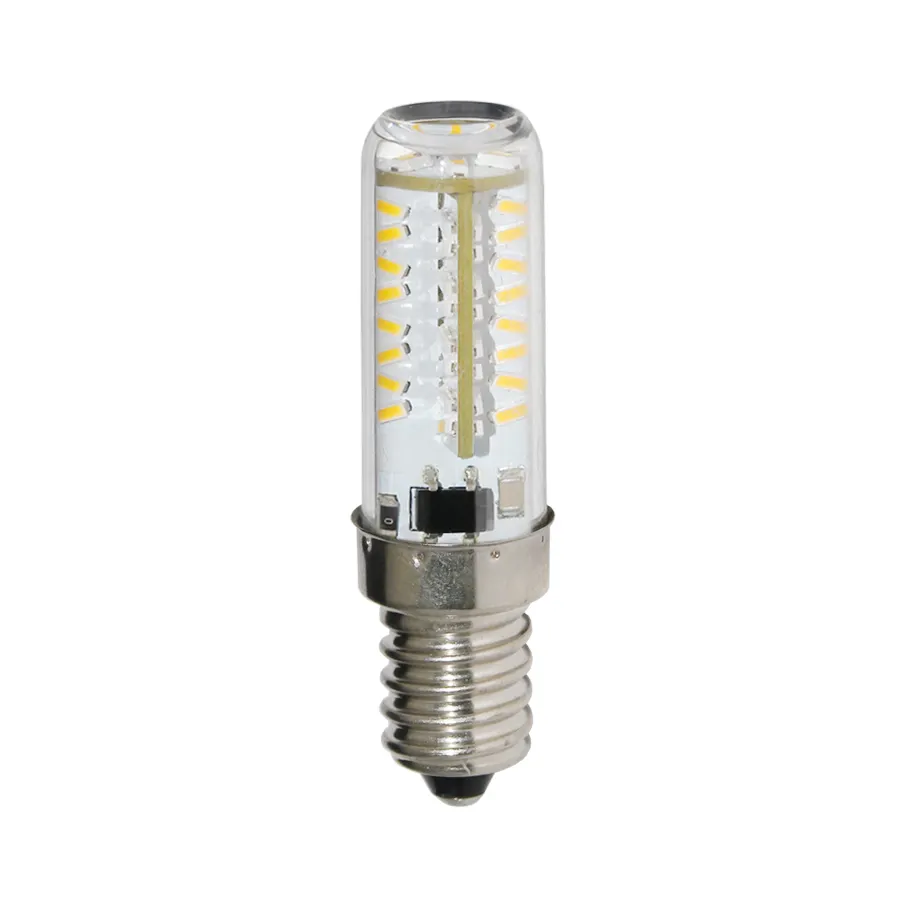 E14 3014 SMD 70LED 3W alta lampadina luminosa della lampada del Gel di silice per bianco caldo puro 220V della macchina per cucire del frigorifero