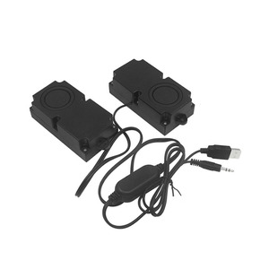 Dual Speakers For <strong>Raspberry</strong> <strong>Pi</strong> 4B/3B Free-drive Mic Sound Plug and Play USB Port Dual-channel <strong>Audio</strong> Expansion Module Amplifier