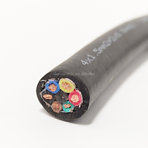 Trvv High Flexible Sheathed <strong>10</strong> Cores 0.2 <strong>Mm</strong>&sup2; Electric Twist Wire Stranded Electric Copper <strong>Cable</strong> Price for Robot Drag Chain - Product Image 1