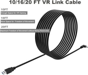 Compatible with Oculus Quest 2 <strong>Link</strong> Cable <strong>USB</strong> a to <strong>USB</strong> C 3.2 Gen1 Cord for VR Headset and Gaming <strong>PC</strong> - Product Image 6