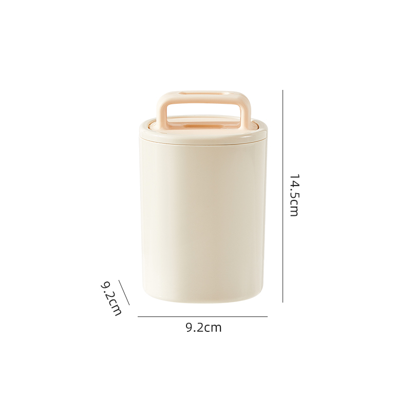 single compartment cream color