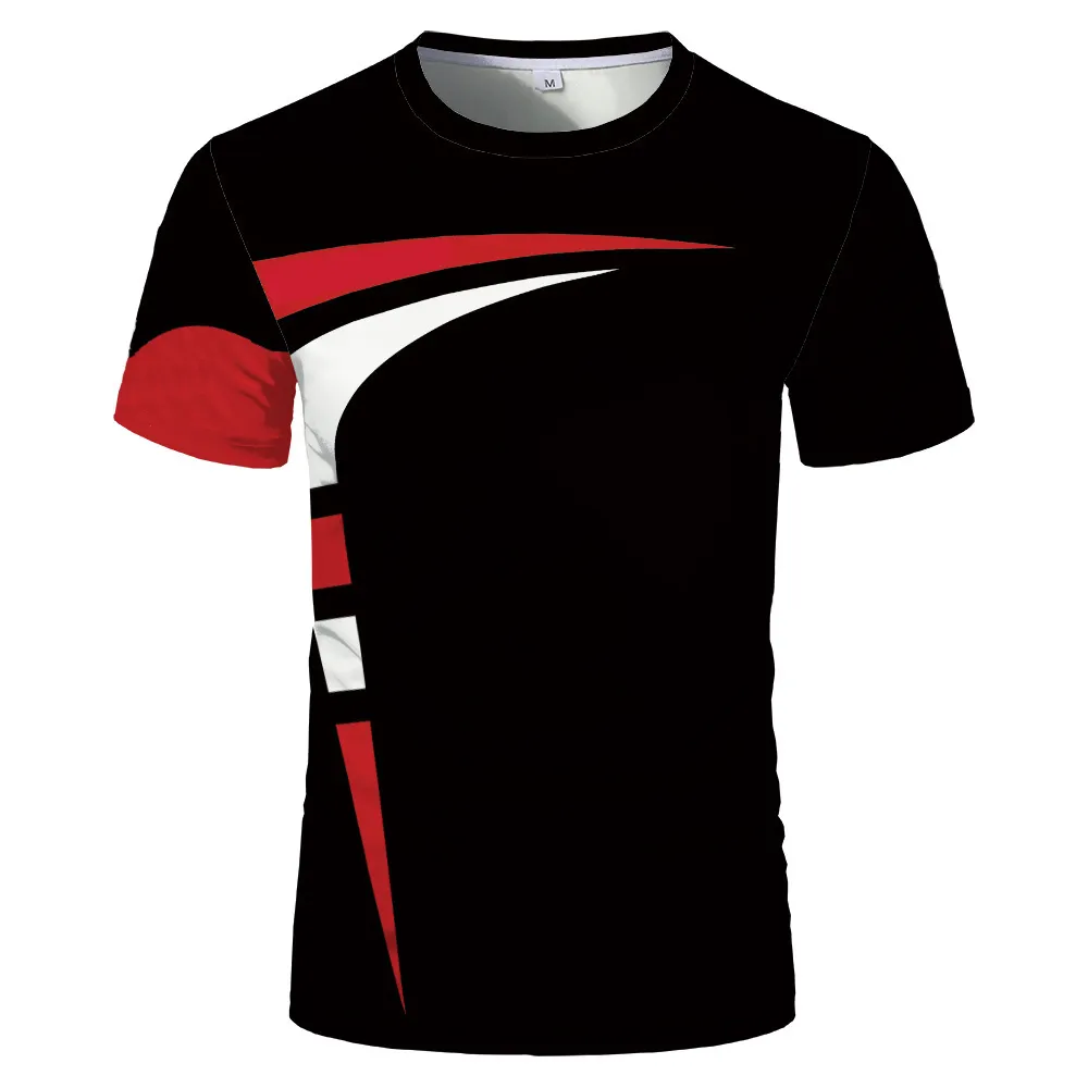 Moda verano DIY deportes ropa de secado rápido personalizado cuello redondo hombres comodidad camiseta verano deportes suave elástico manga corta Camiseta