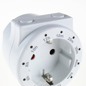 Timer Plug-In programmabile con messa a terra Timer meccanico giornaliero interruttore conto alla rovescia presa elettrica - Product Image 4