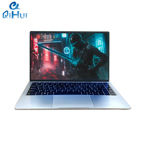Qihui OEM Slim Dual Core Intel J4105 Portátil 14.1 polegada Preço Baixo Mini Laptop com teclado de luz traseira